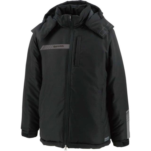 GRANDE.F.P(グランデエフピー) 【ジュニアサイズ】 NINO DEL FUTBOLフーデッドウォーマーハーフジャケット フットサル ウォーマージャケット (gfph20599-0915)