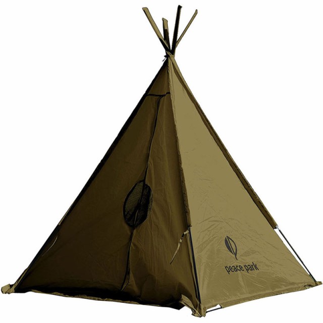 【ロット販売：入り数9】 peace park(ピースパーク) SMALL TEPEE TENT アウトドア テント (pp2002)