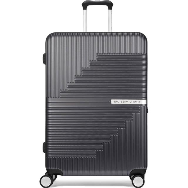 SWISS MILITARY(スイスミリタリー) GENESIS(ジェネシス) スーツケース 66cm ダークグレー カジュアル キャリーケース (smo324-gray)