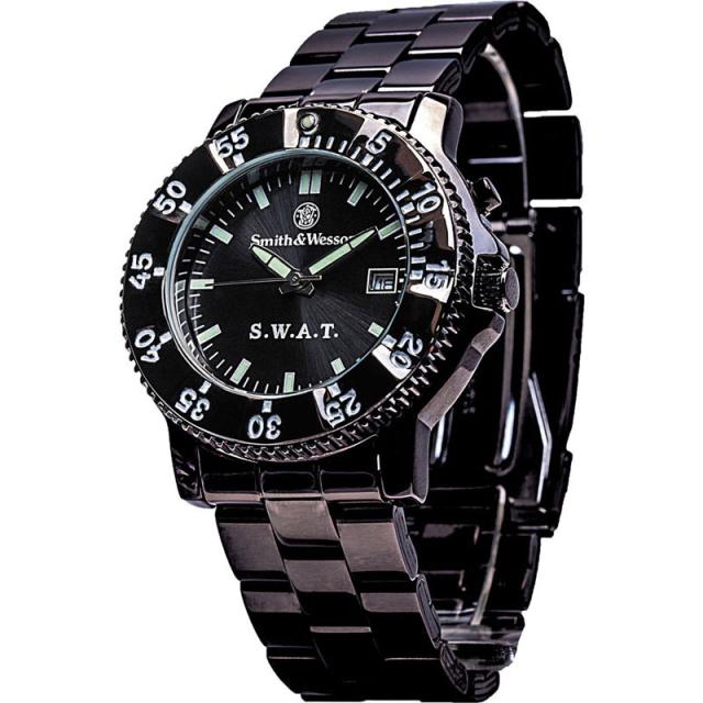 Smith Wesson(スミス ウェッソン) S.W.A.T.(スワット) メタルストラップ アウトドア ウォッチ・腕時計 (sww45m0000)