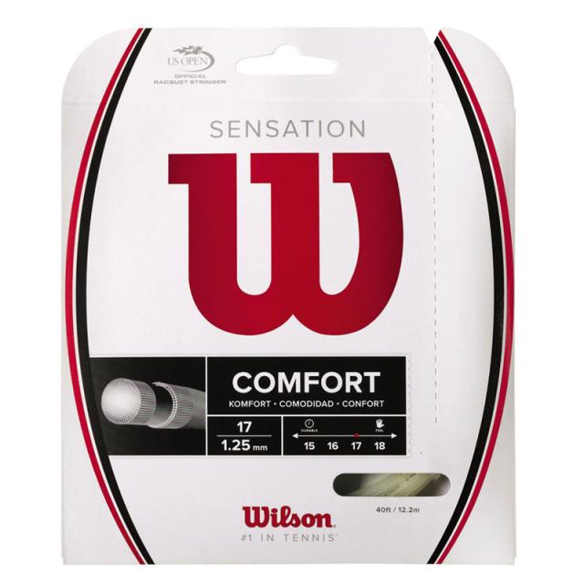 【ロット販売：入り数6】 Wilson(ウイルソン) SENSATION 17 テニス 硬式ガット (wrz941100)