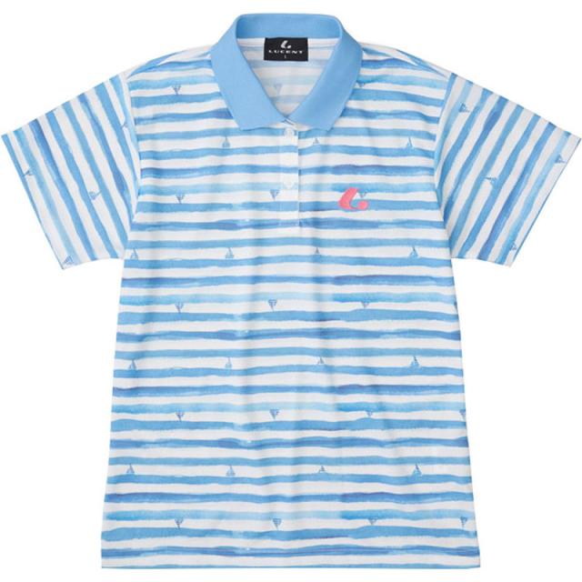 LUCENT(ルーセント) Ladies ゲームシャツ ブルー テニス ゲームシャツ ウィメンズ (xlp9037)の通販は