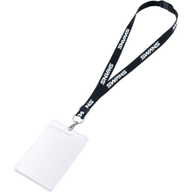 【ロット販売：入り数20】 SWANS スワンズ SA-111 IDケース用ストラップ 水泳 グッズ  sa111-bk