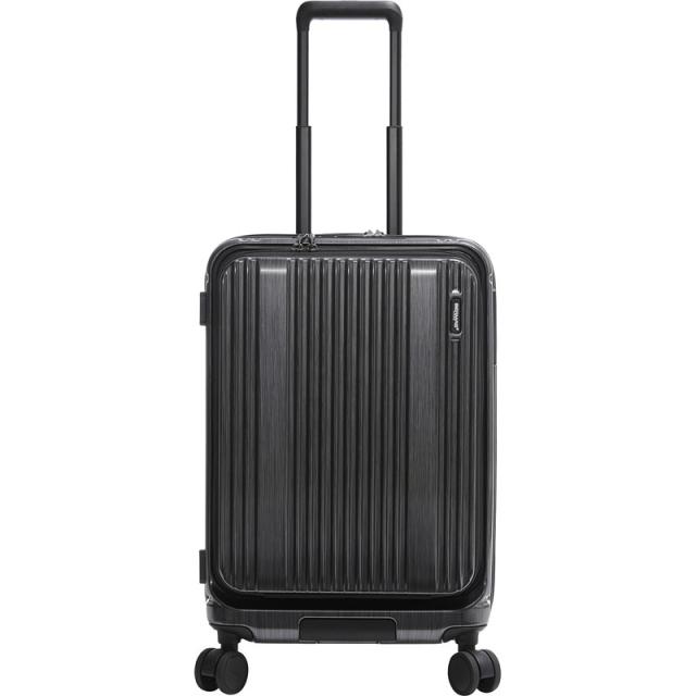 バーマスbermas IC2 フロントオープン56C 57L BKHL カジュアルキャリーケース (6056271)