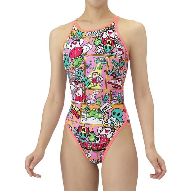 arena(アリーナ) トレーニングワンピース 水泳水着W 非公認 (as5fwm13l-pkor)