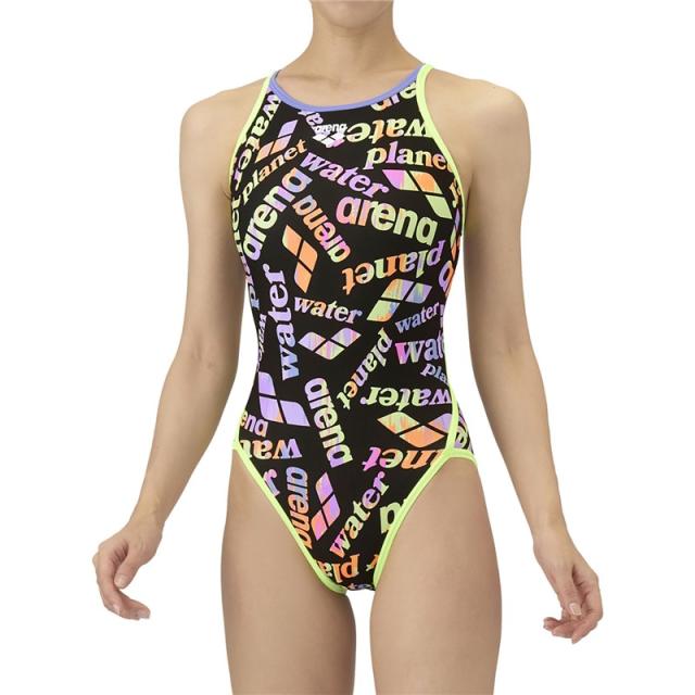 arena(アリーナ) トレーニングワンピース 水泳水着W 非公認 (as5fwm18l-bkpp)