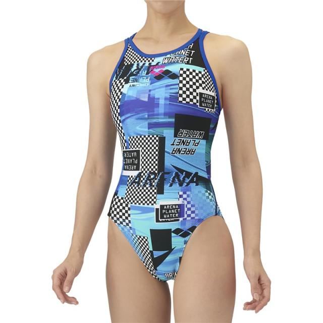 arena(アリーナ) トレーニングワンピース 水泳水着W 非公認 (as5fwm22l-nvbl)