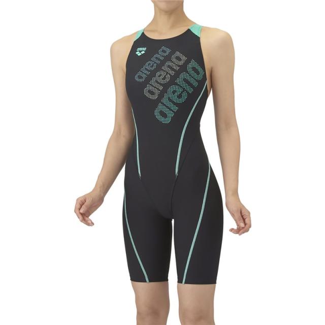 arena(アリーナ) トレーニングワンピーススパツツ 水泳水着W 非公認 (as5fwm24l-bkem)