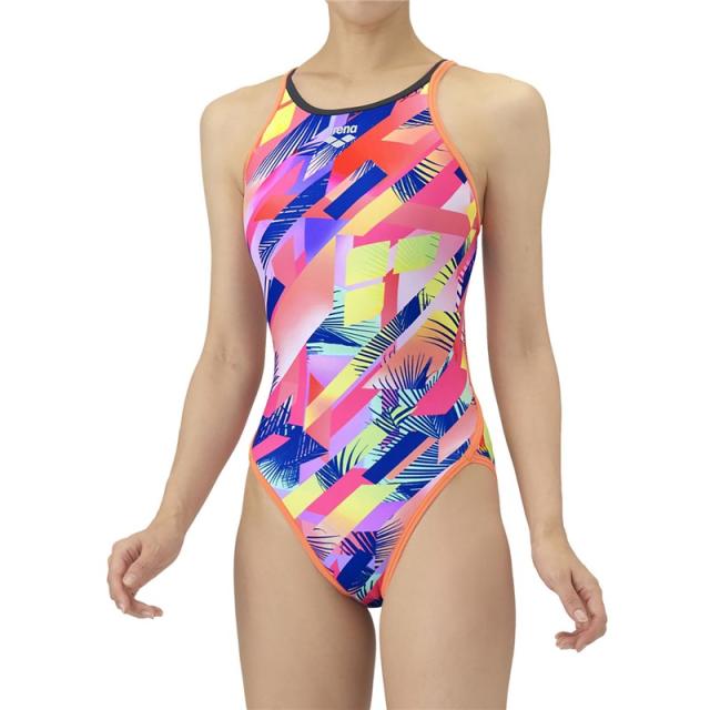 arena(アリーナ) トレーニングワンピース 水泳水着W 非公認 (as5fwm25l-oryl)