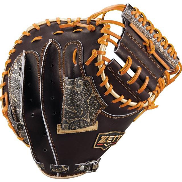 zett(ゼット)  軟式キャッチャーミット(プロステイタス)ZT25F 野球ソフトグラブ 軟式 (brcb32522k-3753)
