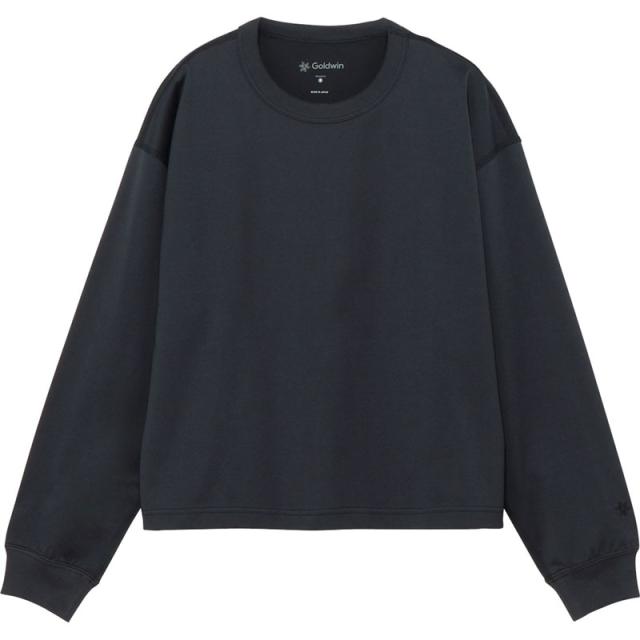 C3fit シースリーフィット リオプティマムプレーティングジャージ—クロップドロングスリーブティーシャツ ボディーケア ストレッチシャツ gcw45334-ik