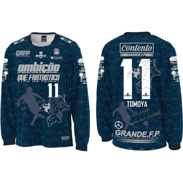 GRANDE.F.P グランデエフピー 見木友哉×GRANDE.F.Pコラボ TOMOYA・NO.11 昇華転写サポート 長袖プラシャツ フットサル プラクティスシャツ gfph25111-87 6,227円