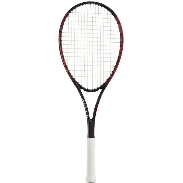 GOSEN ゴーセン アクシエス 300 Lite ブラックレッド 張り上げ テニス ラケット軟式 sra3lbrz