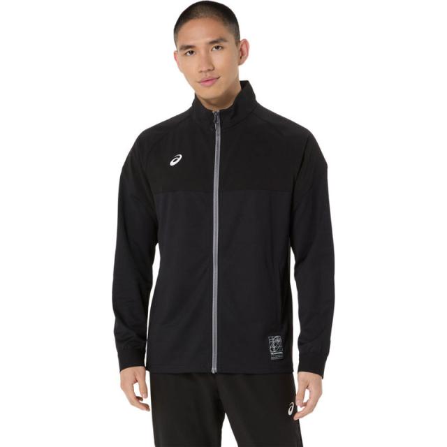 アシックス asics ドライハイブリッドストレッチニットジャケット Training トレーニング ジャケット(ユニ) (2031F169)