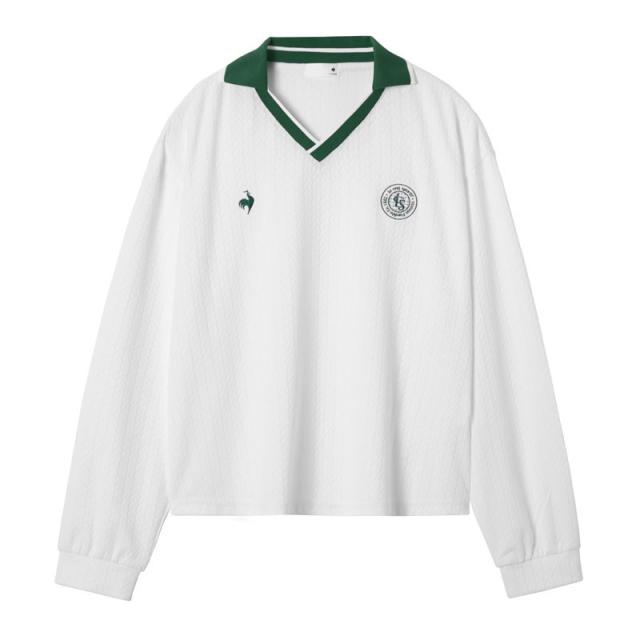 lecoqsportif(ルコック) ジャガード長袖Tシャツ タウンユース 長袖シャツ/ポロシャツ (LU5FLS00L)