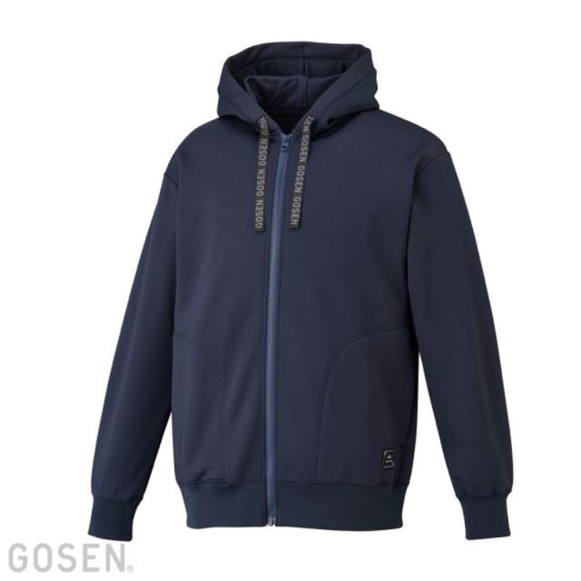 ゴーセン GOSEN 裏起毛ストレッチジップアップパーカー テニス･バドミントン アパレル(メンズ･ユニ) (W2540)