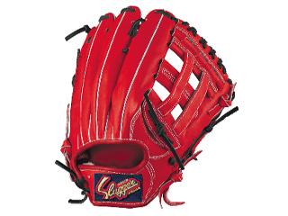 KUBOTA SLUGGER 久保田スラッガー  KSN-SPC 軟式グラブGRオレンジ/ブラック 外野手用  (C-7644)