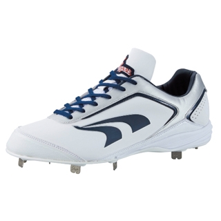 KUBOTA SLUGGER 久保田スラッガー  RS08-NV樹脂底スパイク ホワイト/ネイビー  (D-008NV)
