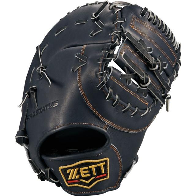 zett(ゼット) 軟式ファーストミット(プロステイタス)25 野球ソフトグラブ 軟式 (brfb30533-1900n)26SS