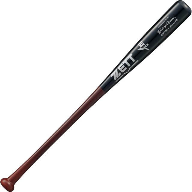zett(ゼット) 硬式木製 エクセレントバランス 野球ソフトバット硬式木製 (bwt14654-3719)26SS