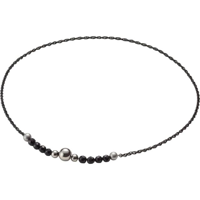 ファイテン(phiten) ネックレス チェーン オニキス BK 50CM ボディケアグッズその他 (jx968053)