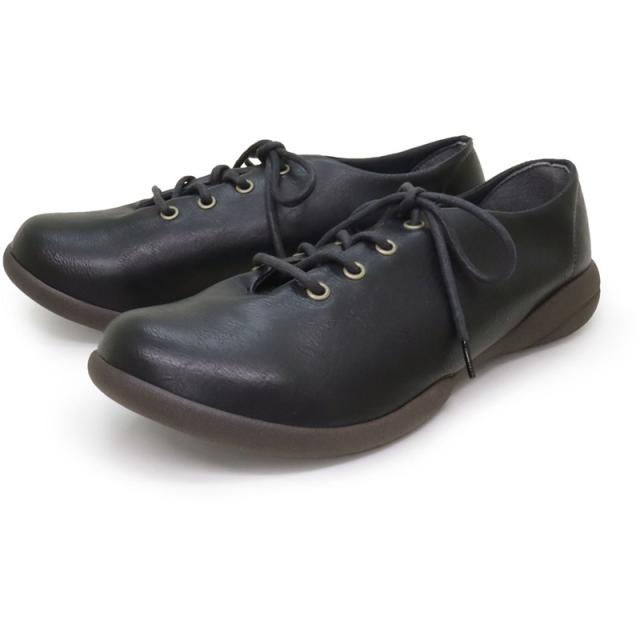re:geta(リゲッタ) レースアップシューズ カジュアルシューズ (r071b-blk)