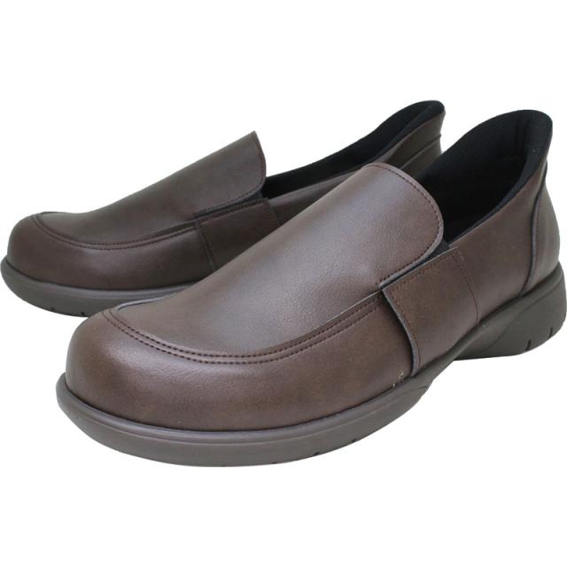 re:geta(リゲッタ) ハンズフリーシューズ スリッポン カジュアルシューズ (r404m-dbr)