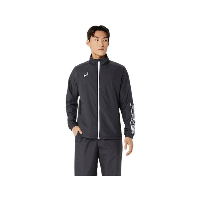 アシックス asics 裏トリコットウインドブレーカージャケット ボディケア・フィットネス 御召しもの (2031e745-002)