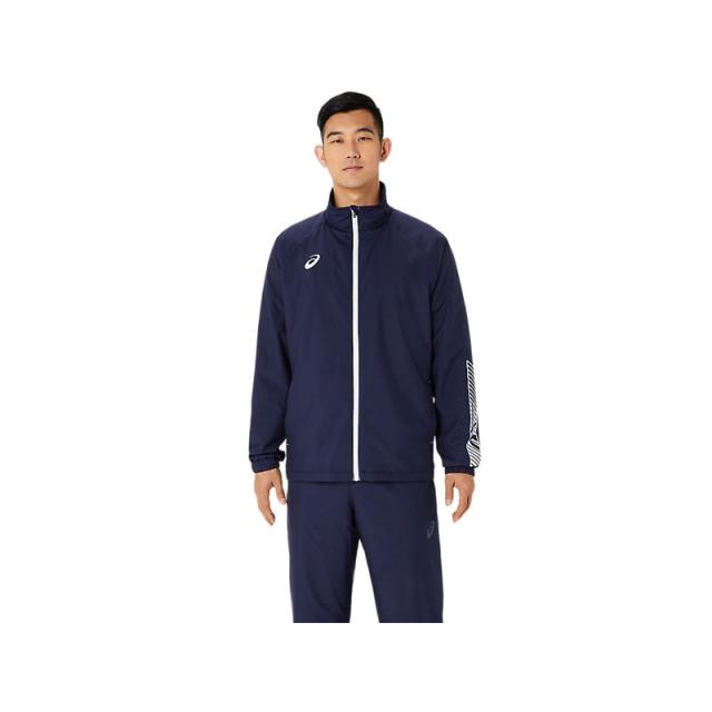 アシックス asics 裏トリコットウインドブレーカージャケット ボディケア・フィットネス 御召しもの (2031e745-400)