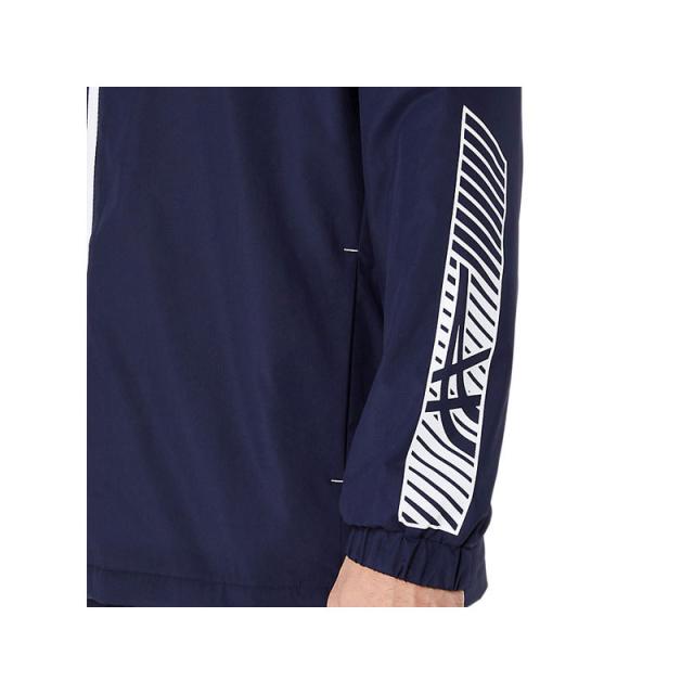 アシックス asics 裏トリコットウインドブレーカージャケット ボディケア・フィットネス 御召しもの (2031e745-400)