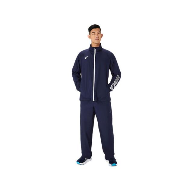 アシックス asics 裏トリコットウインドブレーカージャケット ボディケア・フィットネス 御召しもの (2031e745-400)
