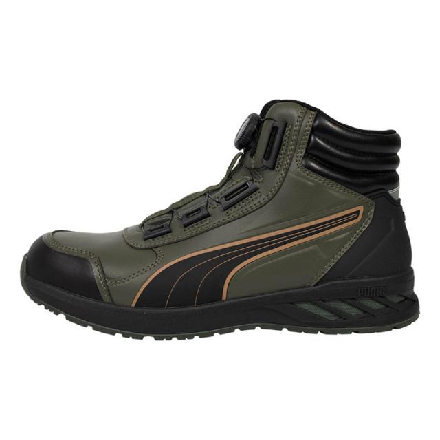 UNI WORLD(ユニワールド) RIDER 2.0 OLIVE DISC MID スポーツスタイル シューズ スポーツカジュアルシューズ 633620