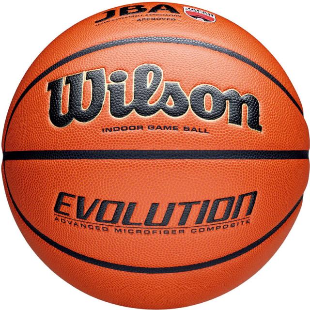 WILSON(ウィルソンバスケットボール) EVOLUTION JBA検定球 ブラック バスケットボール ボール バスケットボール W1024201B5