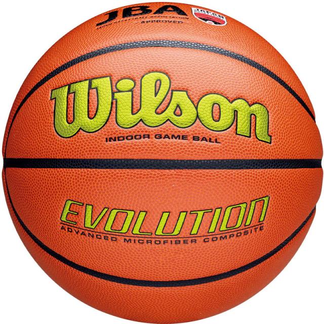 WILSON(ウィルソンバスケットボール) EVOLUTION JBA検定球 イエロー バスケットボール ボール バスケットボール W1024204B7