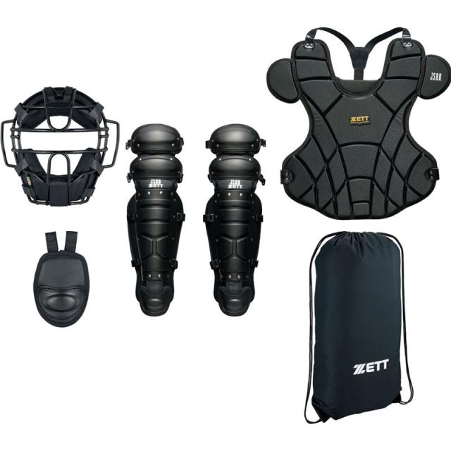 zett(ゼット) 軟式キャッチャー防具 4点セット 野球 ソフトナンシキ セット (bl303set-1900)