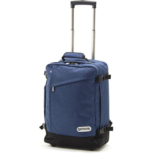 outdoorproducts(アウトドアプロダ ODリュックキャリー2 ネイビー カジュアルキャリーケース (6240260)