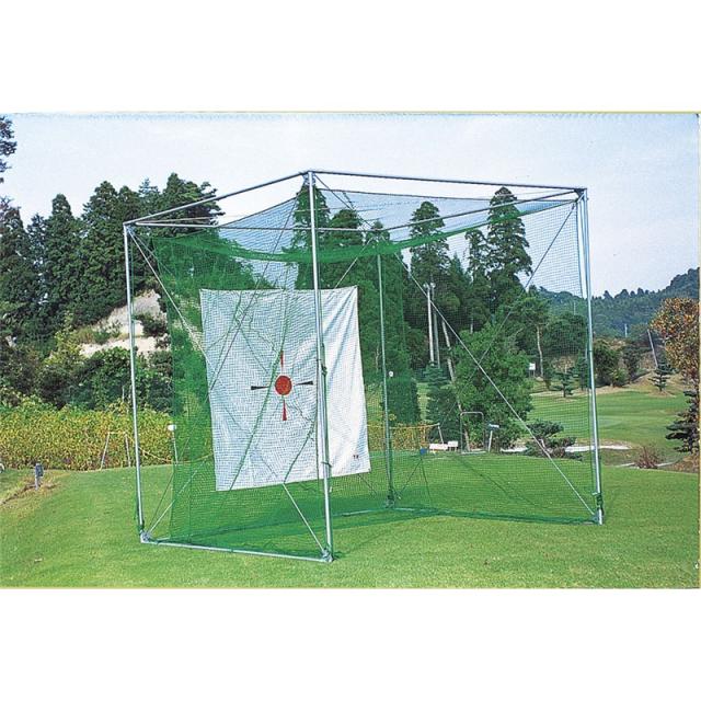 (代引き・個人宅・北海道・沖縄への配送不可)三和体育 ゴルフケージSショウ硬式1ニンヨウ ベッ ゴルフ器具 (s7935)