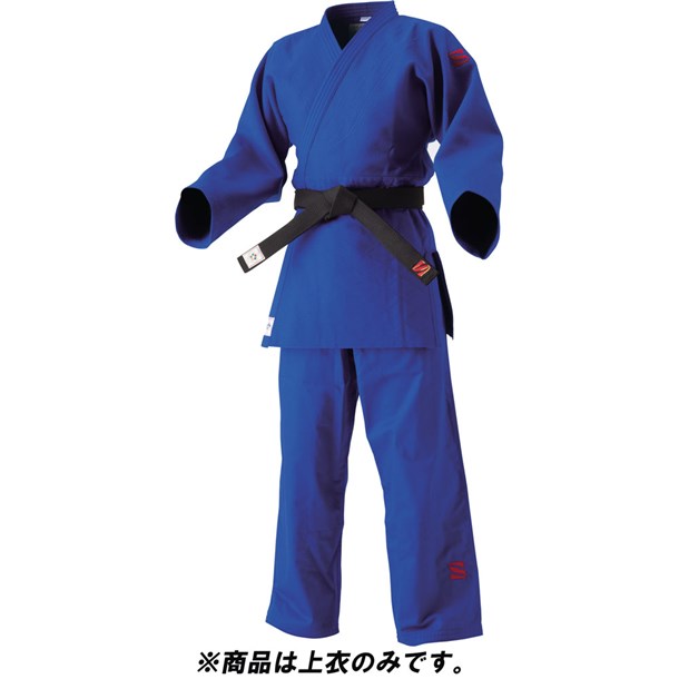 九桜 KUSAKURA IJFブルー柔道着SSウエ 25Y 格闘技ストレッチシャツ (jnexc25y)