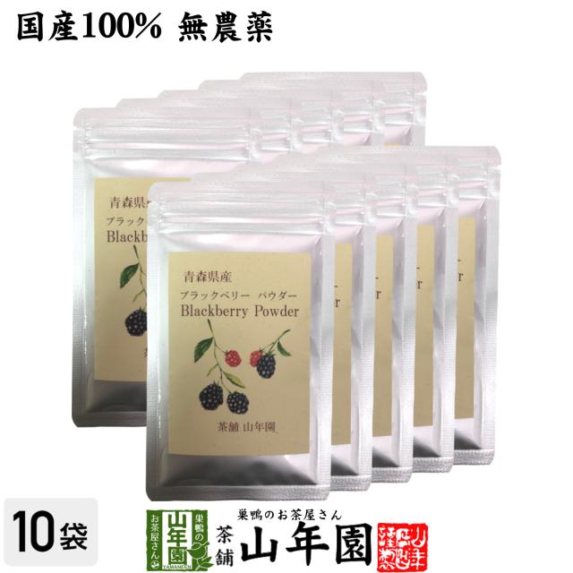 国産100% 青森県産 無農薬 無添加 ブラックベリー粉末 40g×10袋セット キイチゴ ポリフェノール アントシアニン ビタミン 送料無料 健康食品 妊婦 ダイエット セット ギフト プレゼント お茶 お歳暮 御歳暮 2025 プチギフト 内祝い お返し