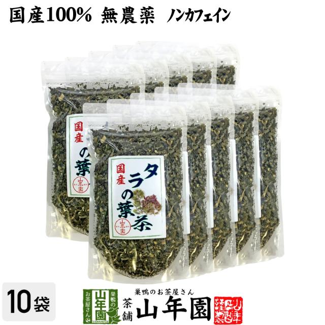 【国産100%】タラの葉茶 無農薬 100g×10袋セット 宮崎県産 ノンカフェイン 茶葉 たらの葉茶 タラノメ タラの芽 タラノキ茶 送料無料 お茶 敬老の日 御中元 2026 ギフト プレゼント 内祝い お返し 贈り物 土産 贈答