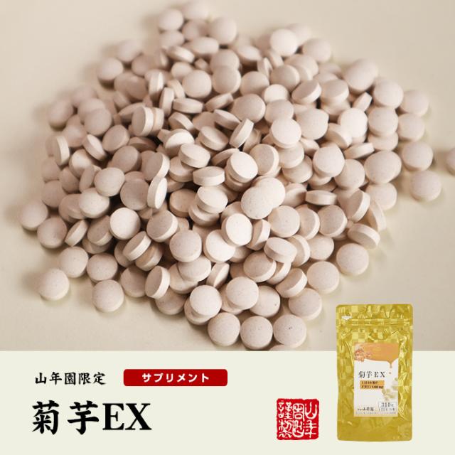 菊芋EX（サプリメント・錠剤）62g(200mg×310粒)×10袋栄養補助食品 イヌリン きくいも きく芋 送料無料 国産 緑茶 ダイエット ギフト プレゼント お茶 母の日 父の日 2026 プチギフト 内祝い 早割_1