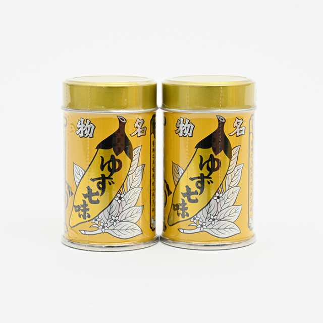 大戸屋 八幡屋礒五郎コラボ七味 2缶 赤 黒 レモン 柚子 アウトドア 