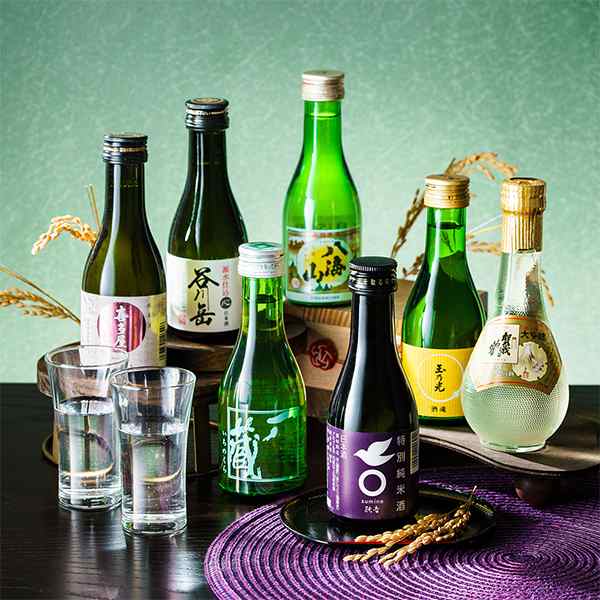 日本酒飲み比べset(送料無料) 日本酒ギフト 飲み比べ セット 全国7選-vol.1『GFT』冷酒グラス2