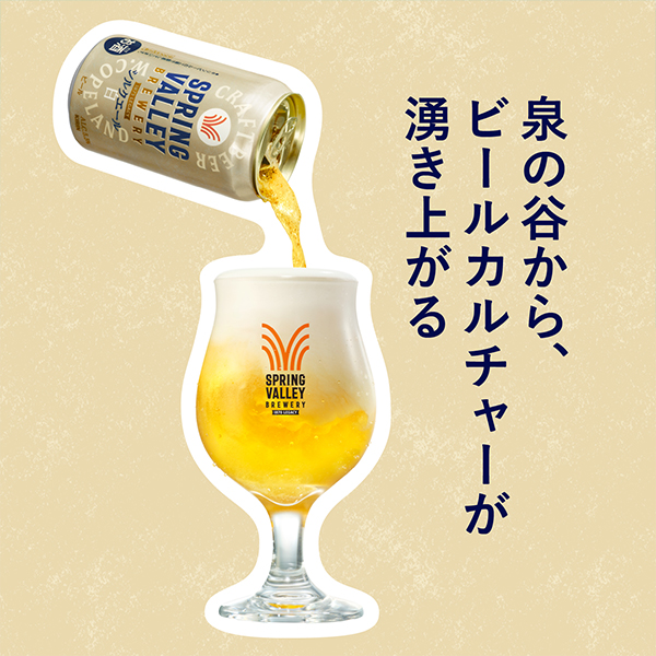 キリンSPRING VALLEY＜白＞ 500ml×24本×2ケース (48本) SPRING VALLEY
