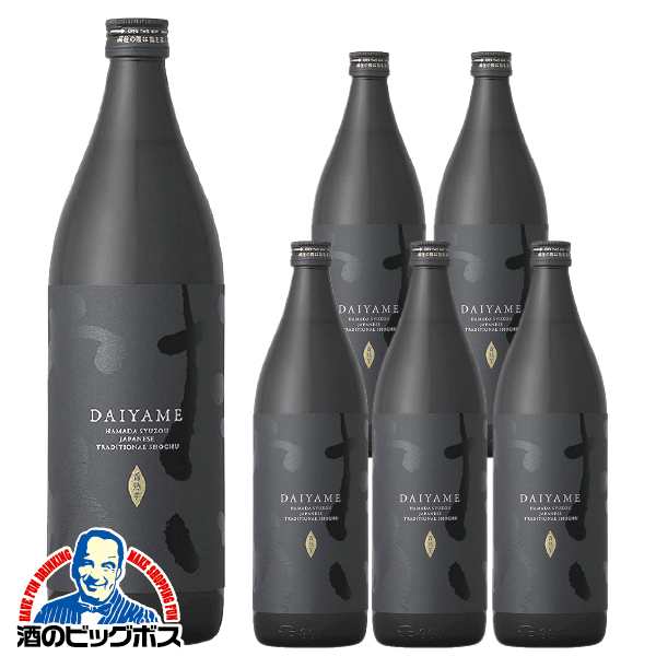 芋焼酎 6本 送料無料 だいやめ DAIYAME 900ml×6本(006)