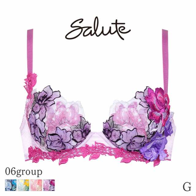 15%OFF ワコール サルート Salute 06グループ ブラジャー 3/4カップ プッシュアップタイプ(Gカップ)BTJ406