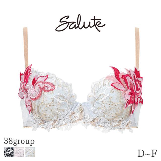 18%OFF サルート Salute 38グループ ワコール ブラジャー 3/4カップ プッシュアップタイプ(D E F)BTJ438
