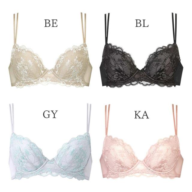 18%OFF ワコール ナチュラルメイク ブラジャー 3/4カップ プッシュアップタイプ 08グループ(D E F)BXC408_1