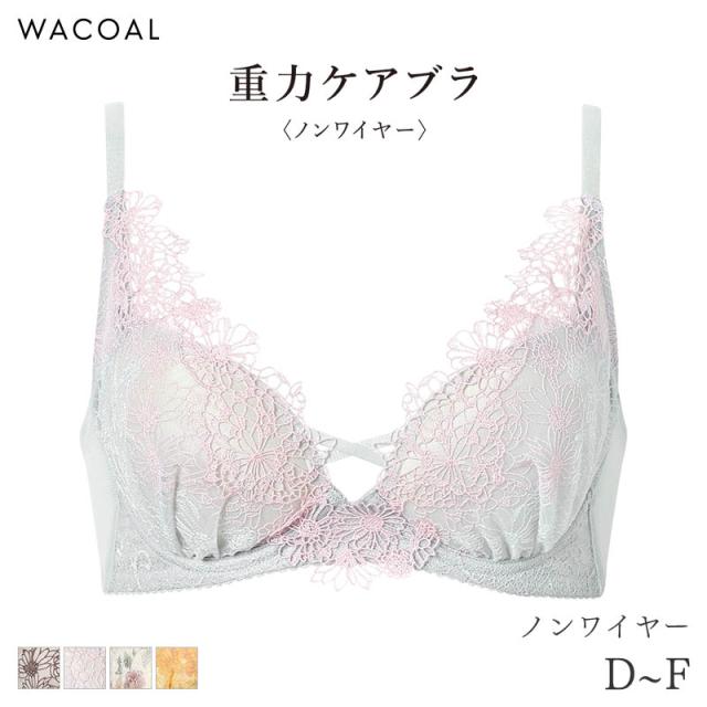 18%OFF ワコール プレミアム 25シリーズ ブラジャー 3/4カップ 重力ケアブラ ノンワイヤー(D E F)BXD125