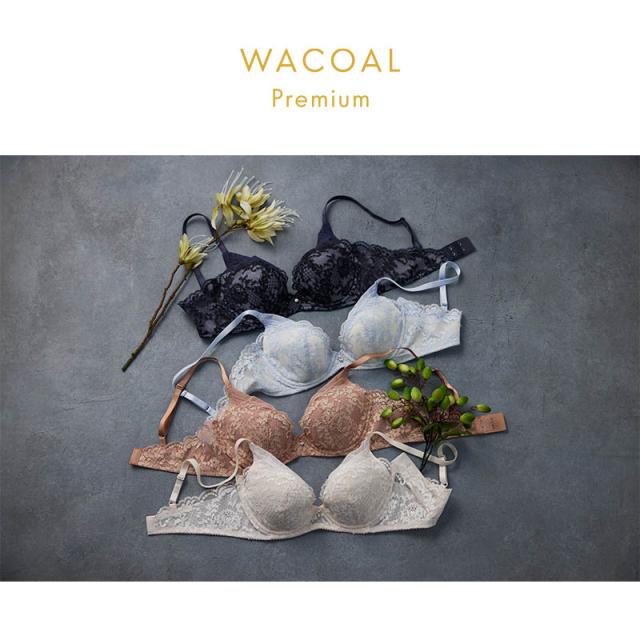 20%OFF ワコール プレミアム 13シリーズ ブラジャー 3/4カップ プッシュアップブラ プランジングタイプ(G)BXD713 20%OFF ワコール プレミアム 13シリーズ ブラジャー 3/4カップ